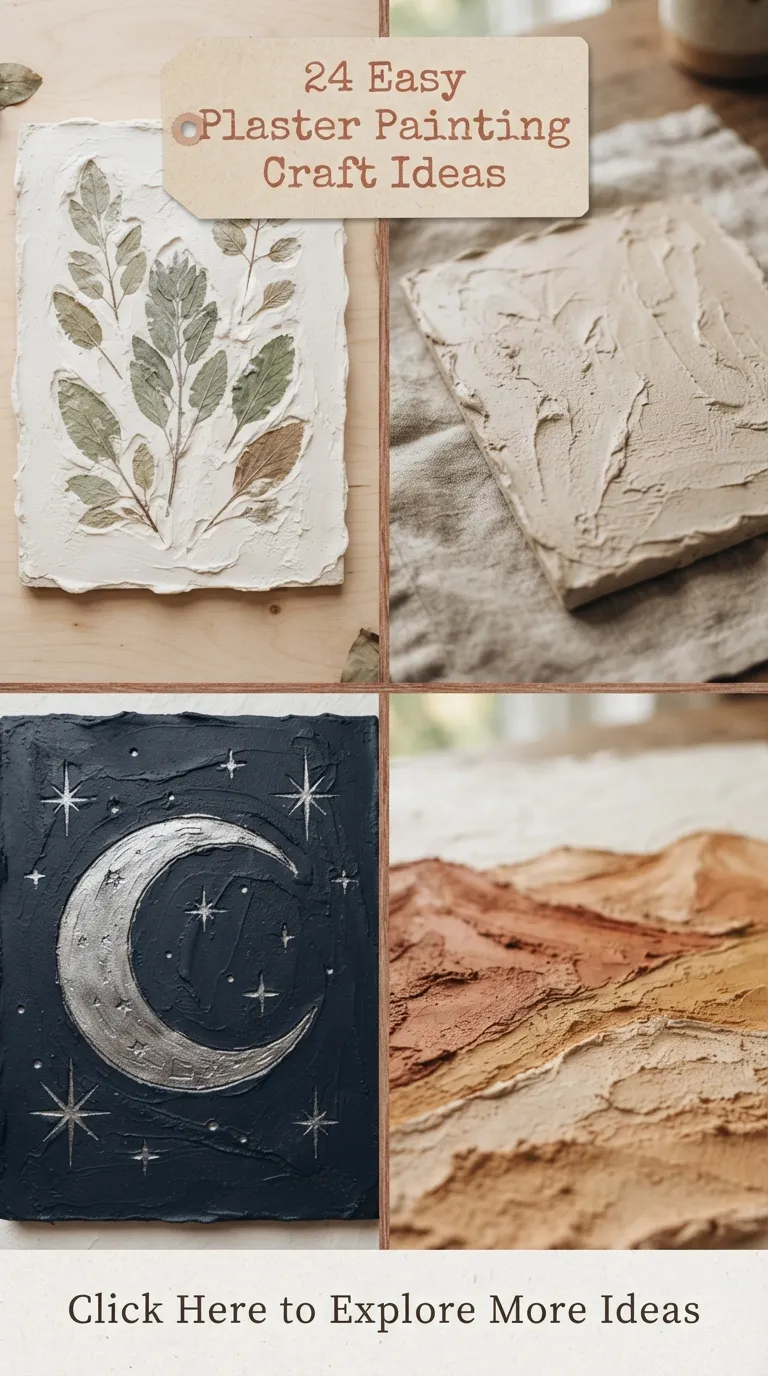  24 Easy Plaster Painting Craft Ideas