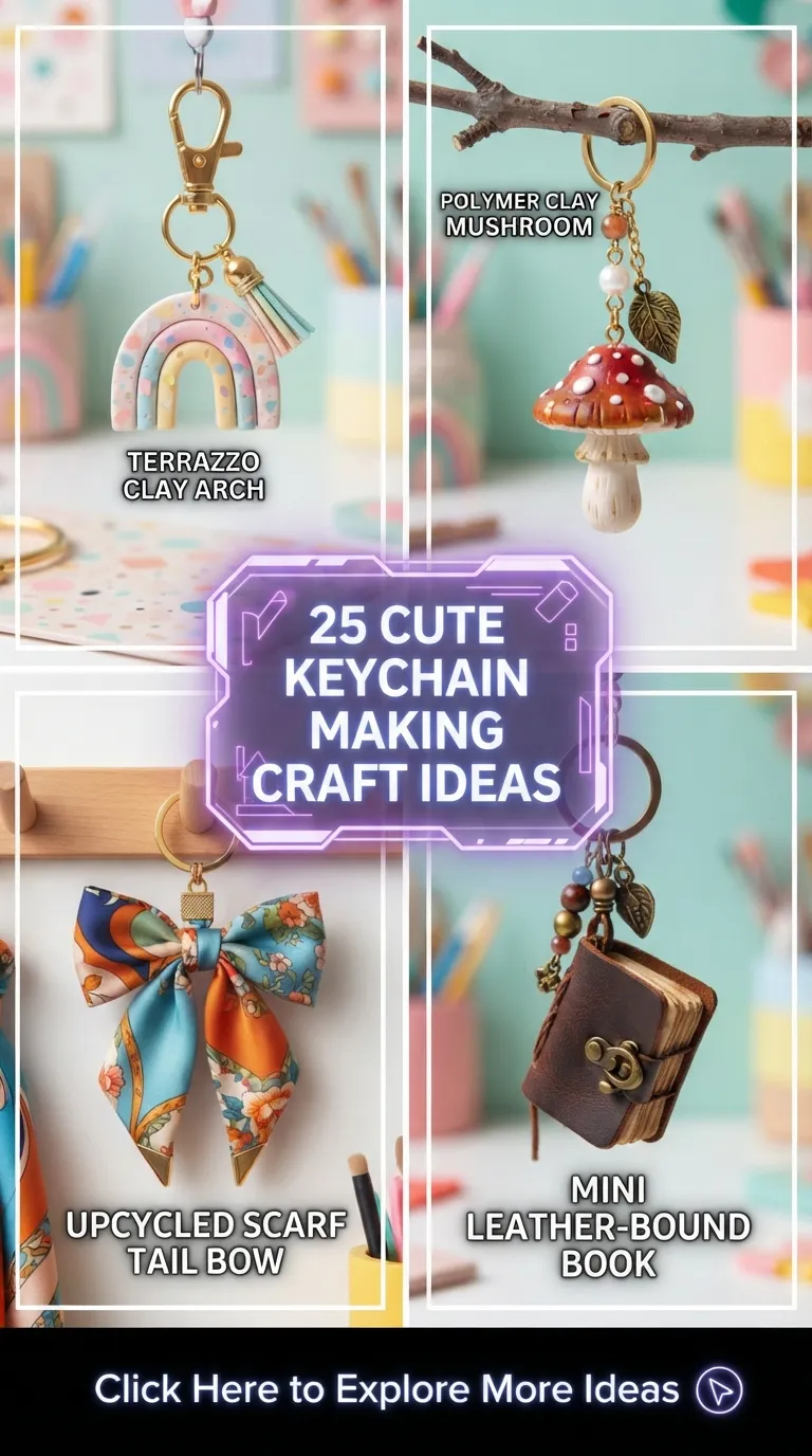 25 Cute Keychain Making Craft Ideas