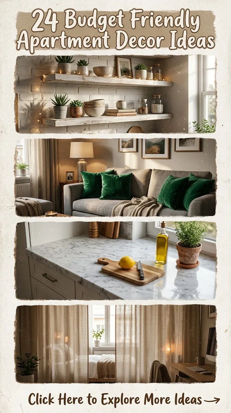 24 Budget Friendly Apartment Decor Ideas 24 Budget Friendly Apartment Decor Ideas