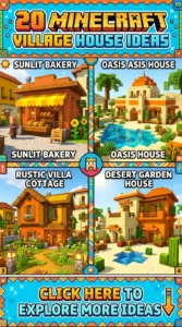 20 Minecraft Village House Ideas