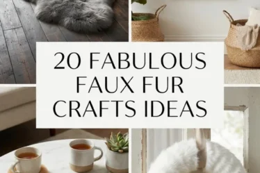 20 Fabulous Faux Fur Crafts Ideas