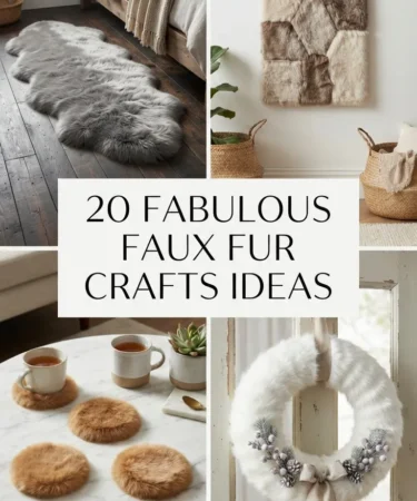 20 Fabulous Faux Fur Crafts Ideas