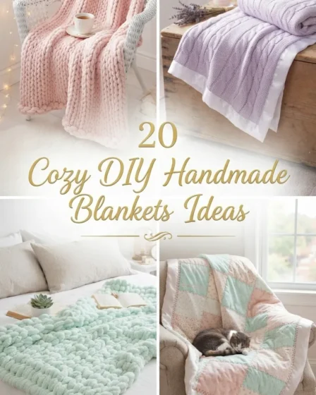 20 Cozy DIY Handmade Blankets Ideas 20 Cozy DIY Handmade Blankets Ideas