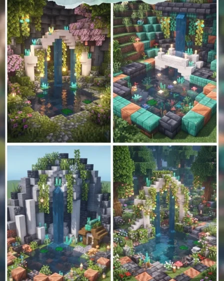 20 Minecraft Fairy Pond Design 20 Minecraft Fairy Pond Design