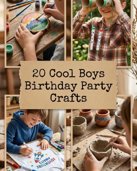 20 Cool Boys Birthday Party Crafts Ideas 20 Cool Boys Birthday Party Crafts Ideas