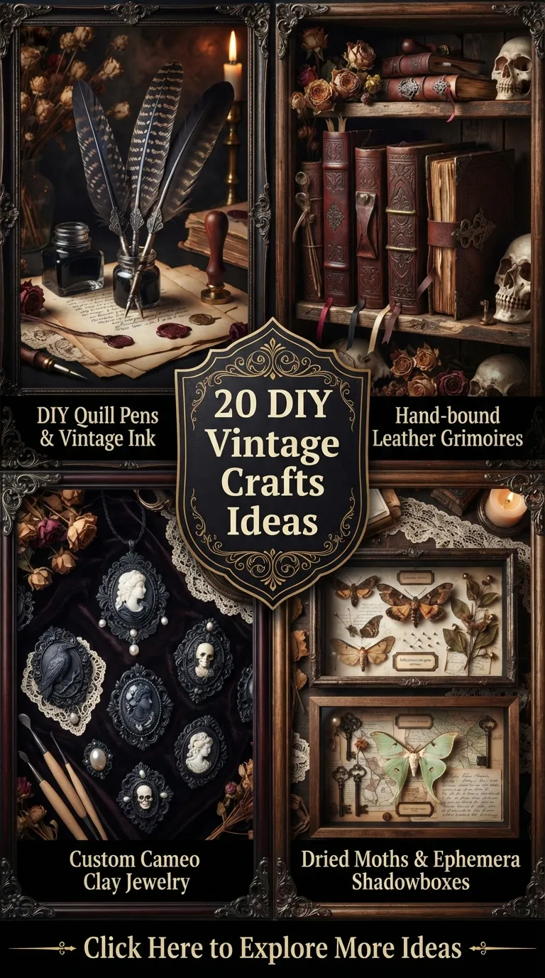 20 DIY Vintage Crafts Ideas