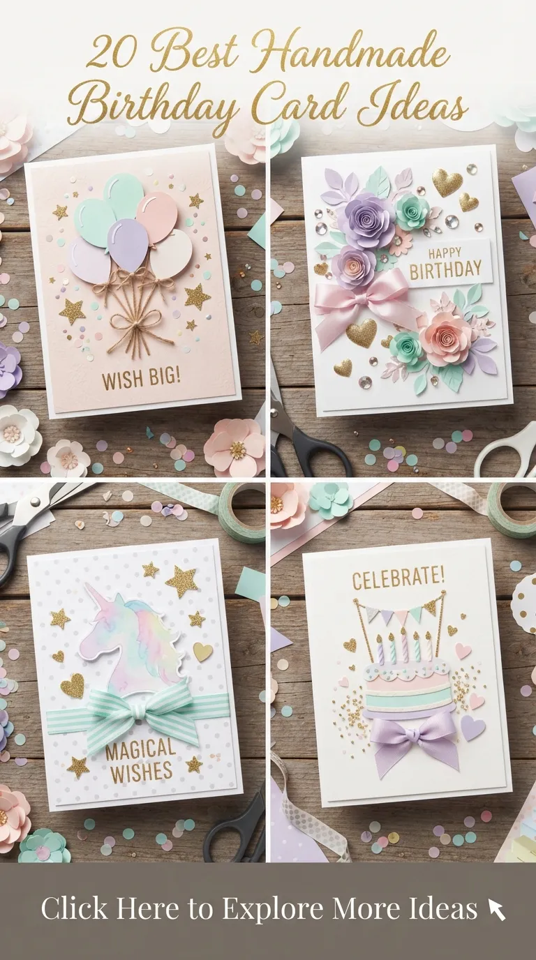 20 Best Handmade Birthday Card Ideas