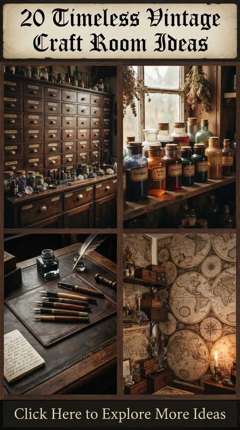 20 Timeless Vintage Craft Room Ideas 